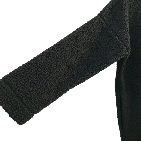 New! Aerie Cloud Sherpa Oversized Cozy Plush Pullover Snap Sweater Teddy Jacket - Picture 8 of 12